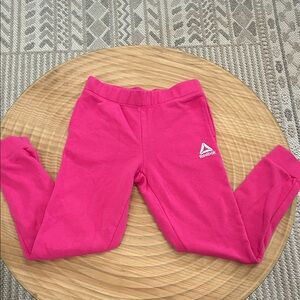 Reebok Kids Vibrant Pink Sweatpants